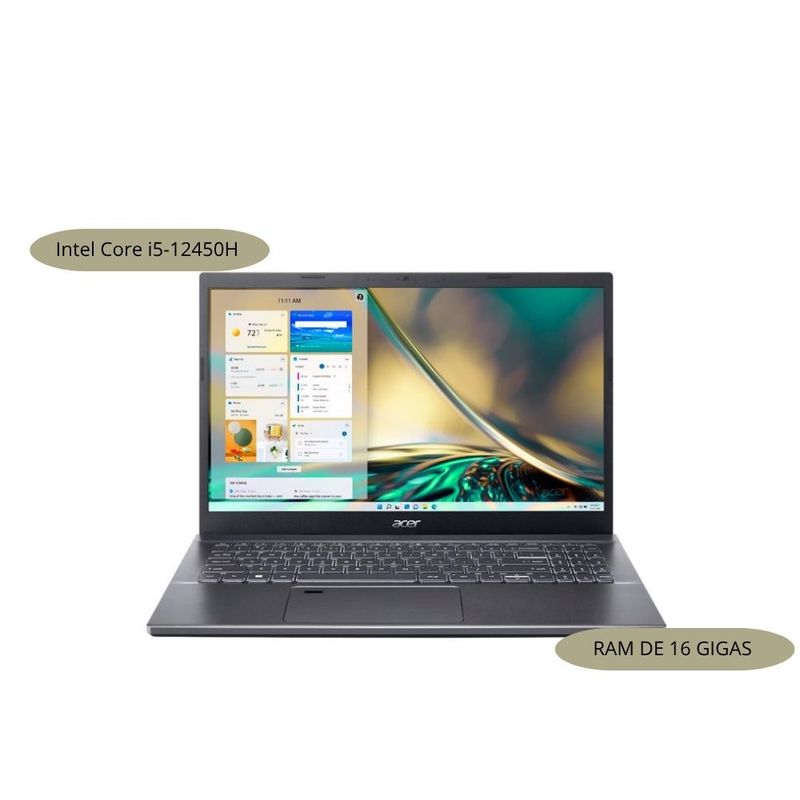 ACER - Acer Apire - PROCESADOR  Intel Core i5-12450H/ MEMORIA RAM 16 GB DDR4/ DISCO 1 TERAGB SSD