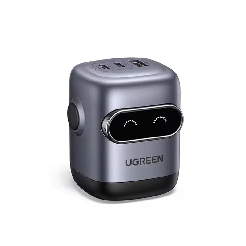 UGREEN - Cargador 65W UGREEN UNO Carga Rápida Nexode GaN 2 USB-C + USB-A