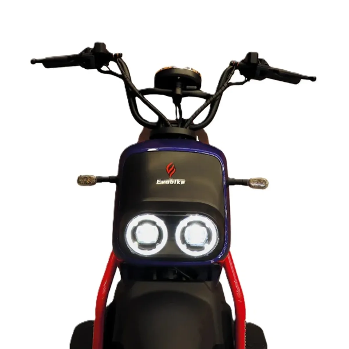 EVOBIKE - Bicicleta Eléctrica EVOBIKE POLAR 48kmh color AZUL ROJO 350W