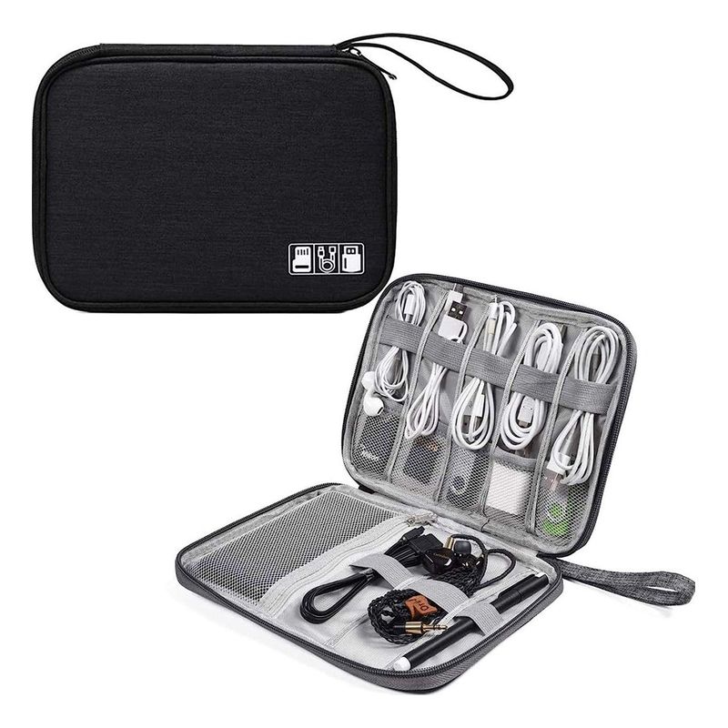 GENERICO - Estuche Porta Cables Y Accesorios Organizador Viajeros