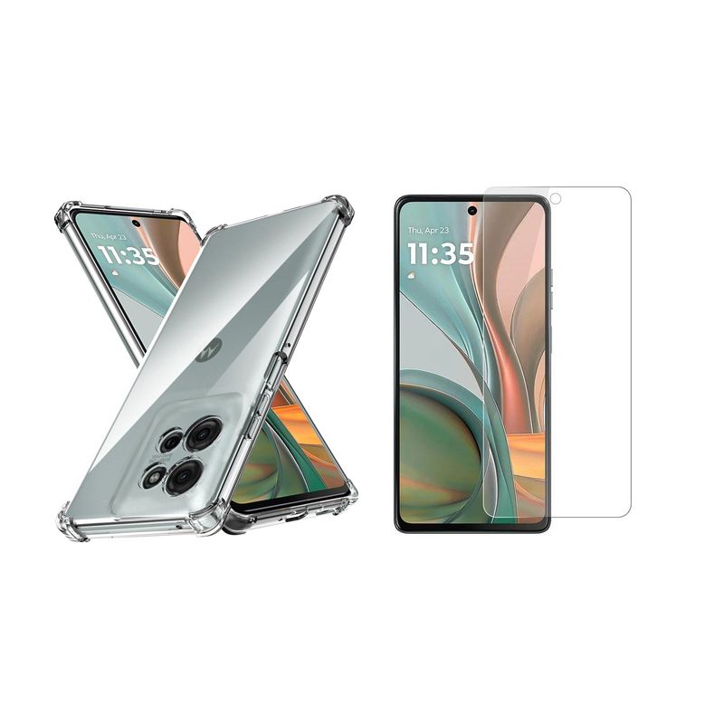 GENERICO - Funda Airbag Antichoque + Hidrogel Para Motorola Moto G75