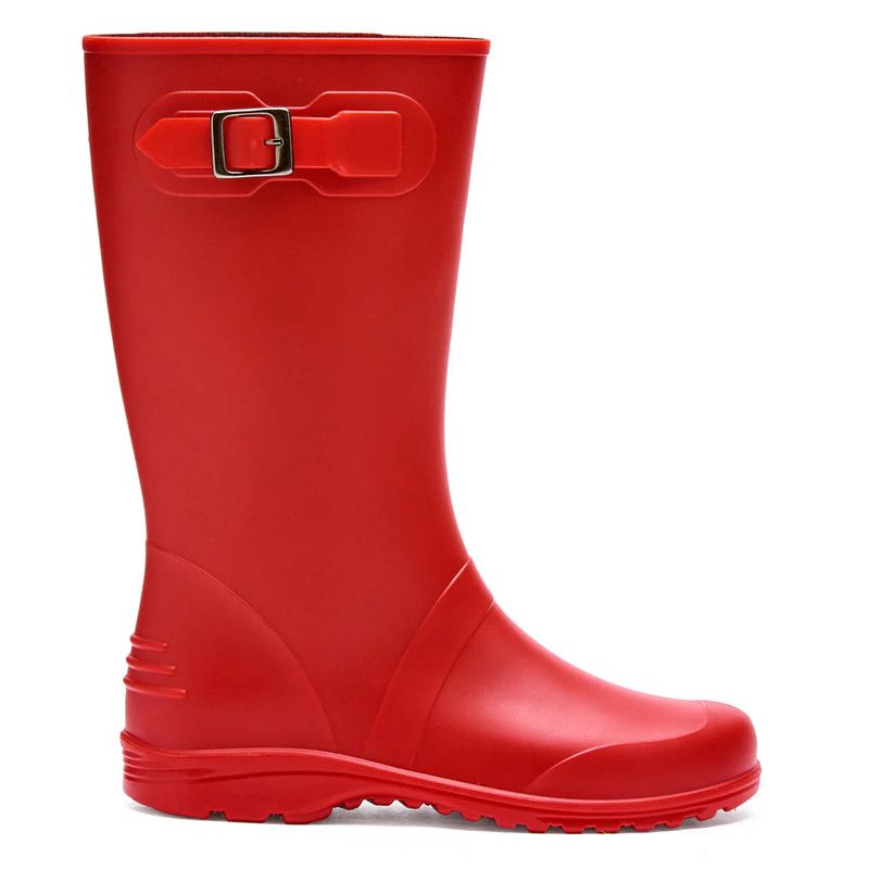 IDECAL - Botas de Caucho Para Dama Urbanas Ref Ginna Color Rojo