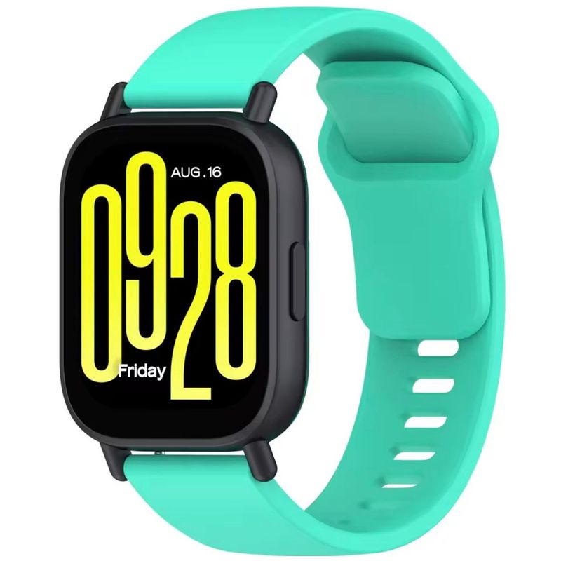 GENERICO - Correa De Silicona Para Xiaomi Redmi Watch 5 Lite - 5 Active Aguamarina
