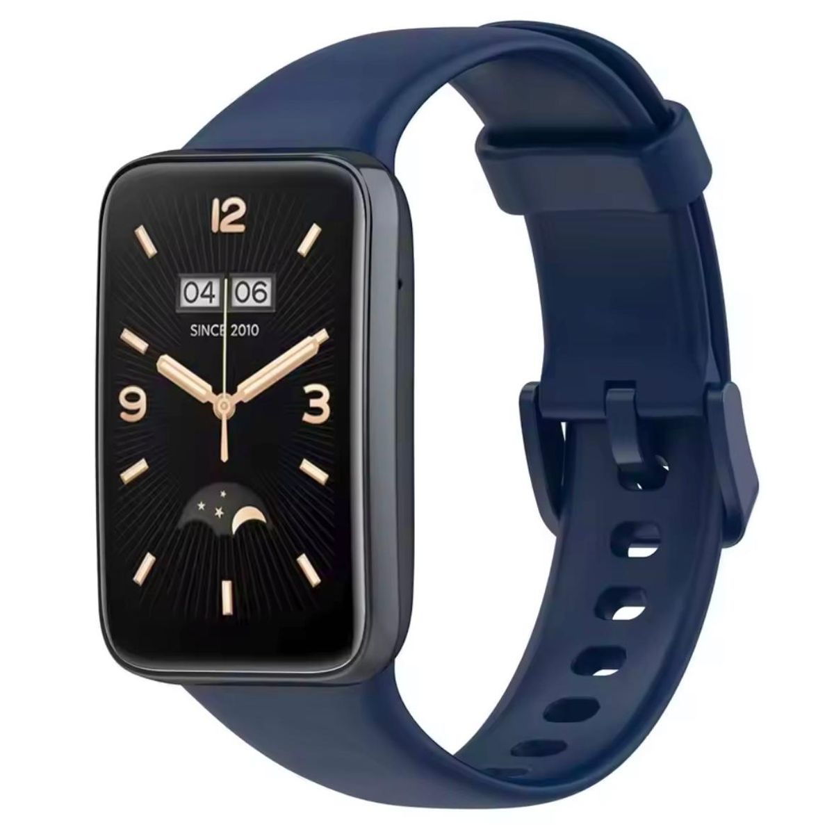 GENERICO - Correa Pulso Banda De Silicona Para Xiaomi Smart Band 7 Azul oscuro