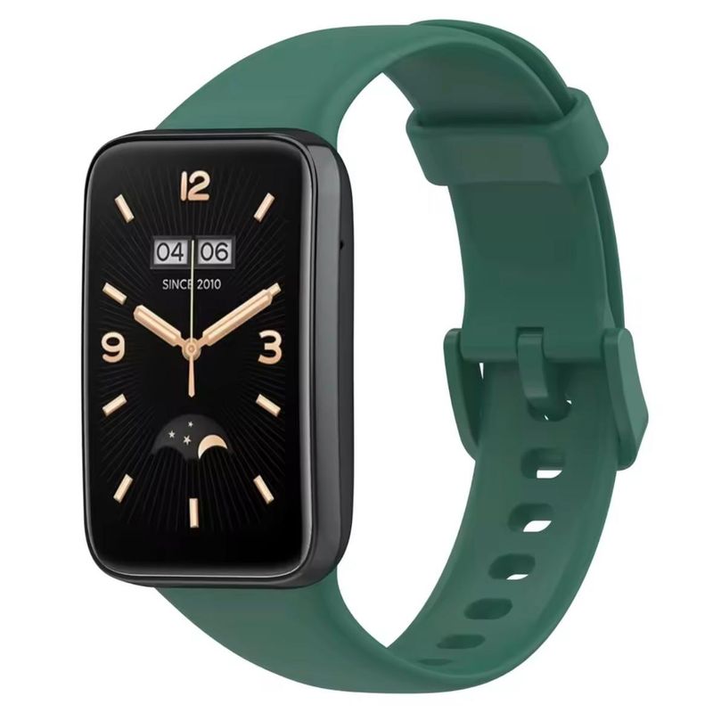 GENERICO - Correa Pulso Banda De Silicona Para Xiaomi Smart Band 7 Pro Gris