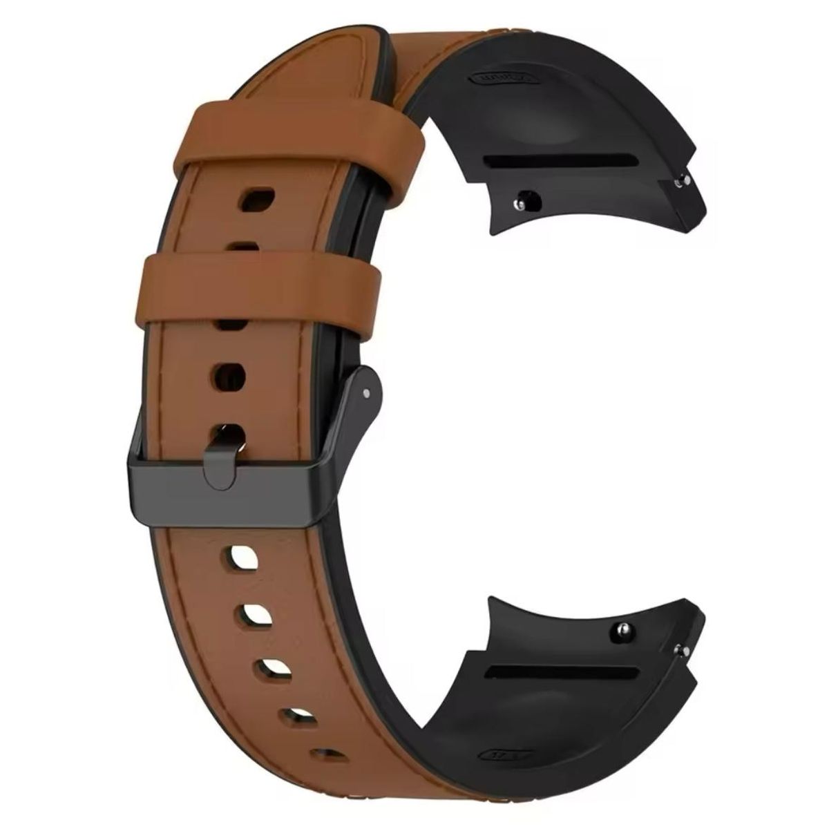 GENERICO - Correa De Cuero Para Samsung Galaxy Watch 7-6-5-4-FE Caramelo