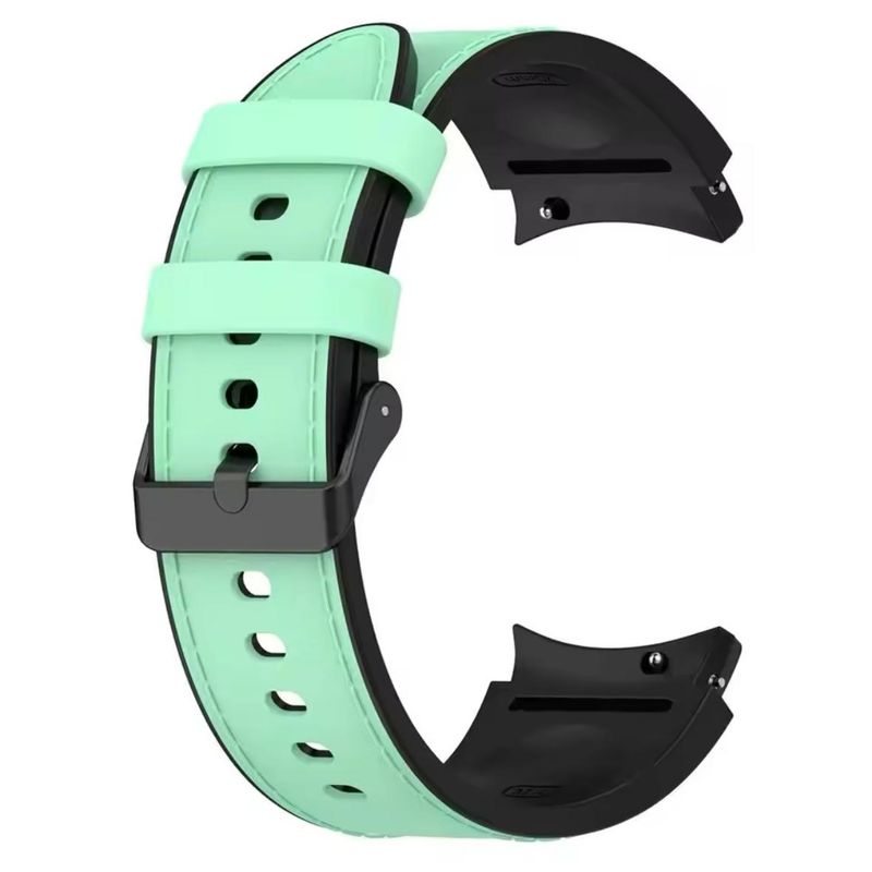 GENERICO - Correa De Cuero Para Samsung Galaxy Watch 7-6-5-4-FE Aguamarina