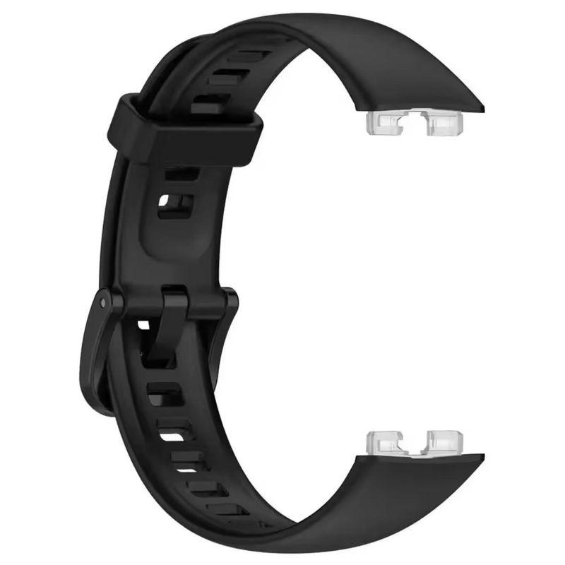 GENERICO - Correa Pulso De Silicona Para Huawei band 8-9-10 Negro