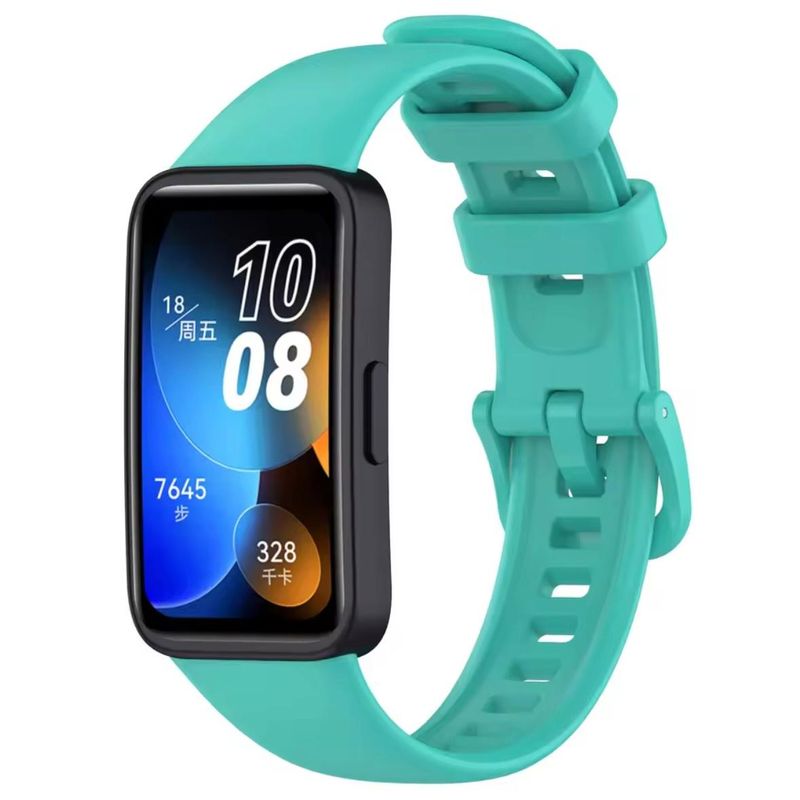GENERICO - Correa Pulso De Silicona Para Huawei band 8-9-10 Aguamarina