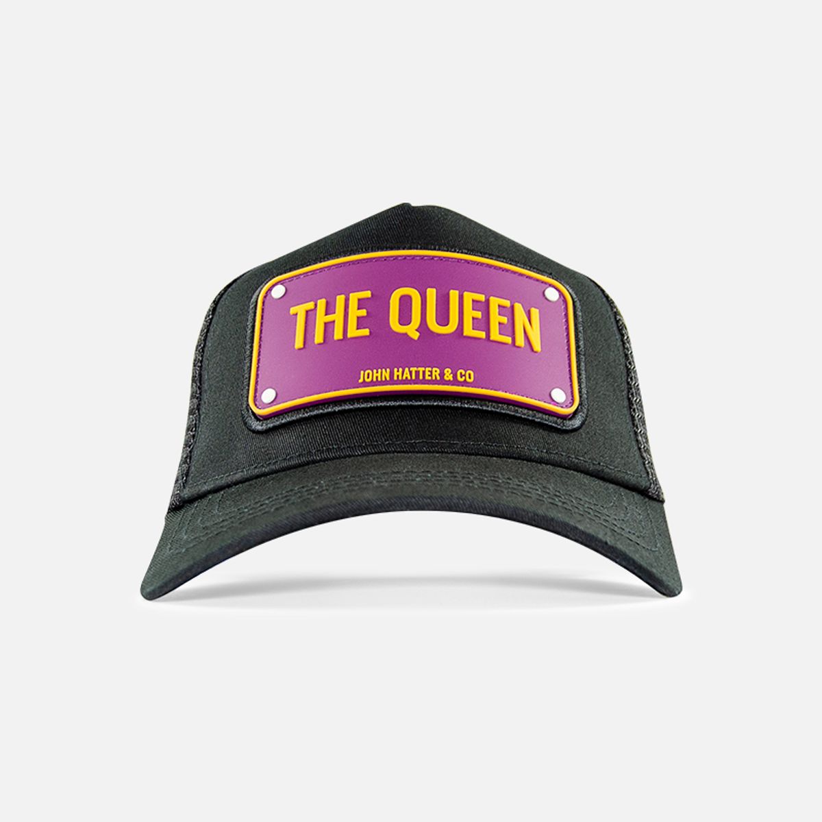 GOORIN BROS - GORRA JOHN HATTER THE QUEEN BLACK - RUBBER ORIGINAL