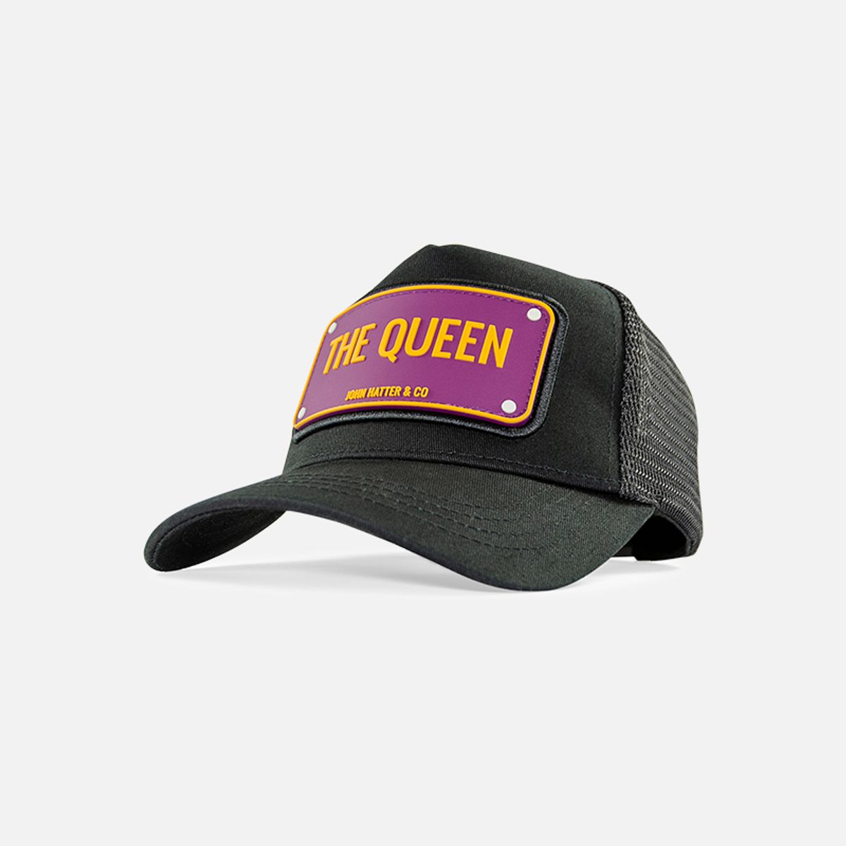 GOORIN BROS - GORRA JOHN HATTER THE QUEEN BLACK - RUBBER ORIGINAL
