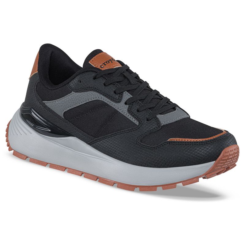 CROYDON - Tenis Urbanos Verta Negro para Hombre Croydon