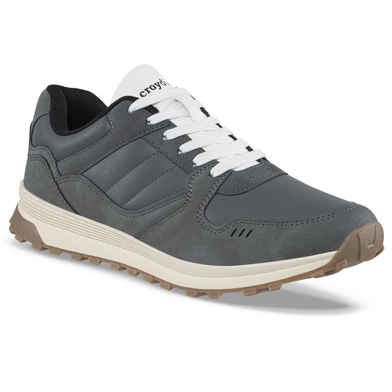 CROYDON - Tenis Urbanos Fuder Gris para Hombre Croydon
