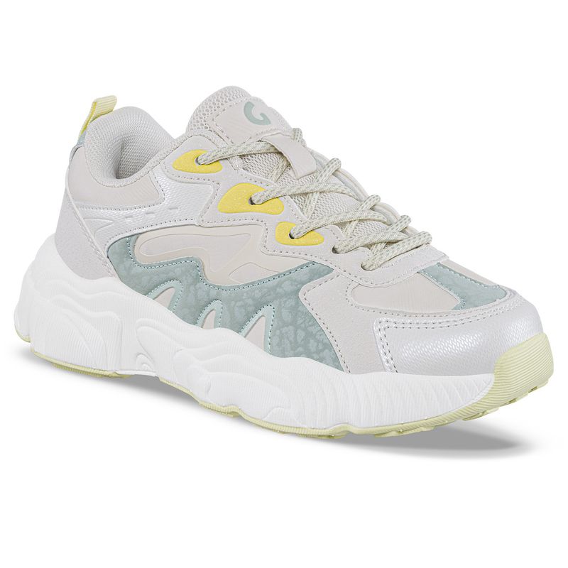 LOS GOMOSOS - Tenis Urbanos Zeures Beige para Niña Los Gomosos