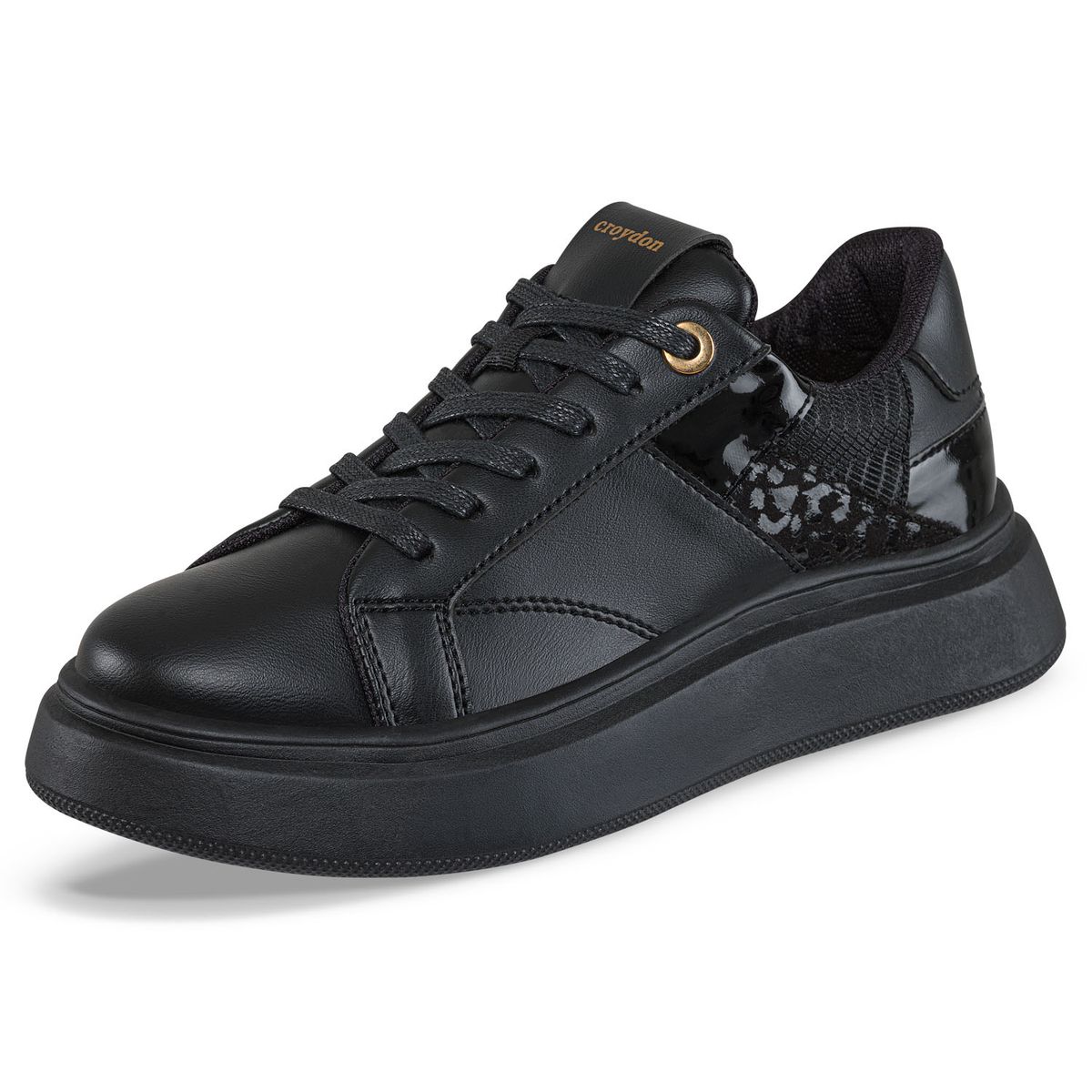 CROYDON - Tenis Urbanos Candac Negro Croydon para Mujer