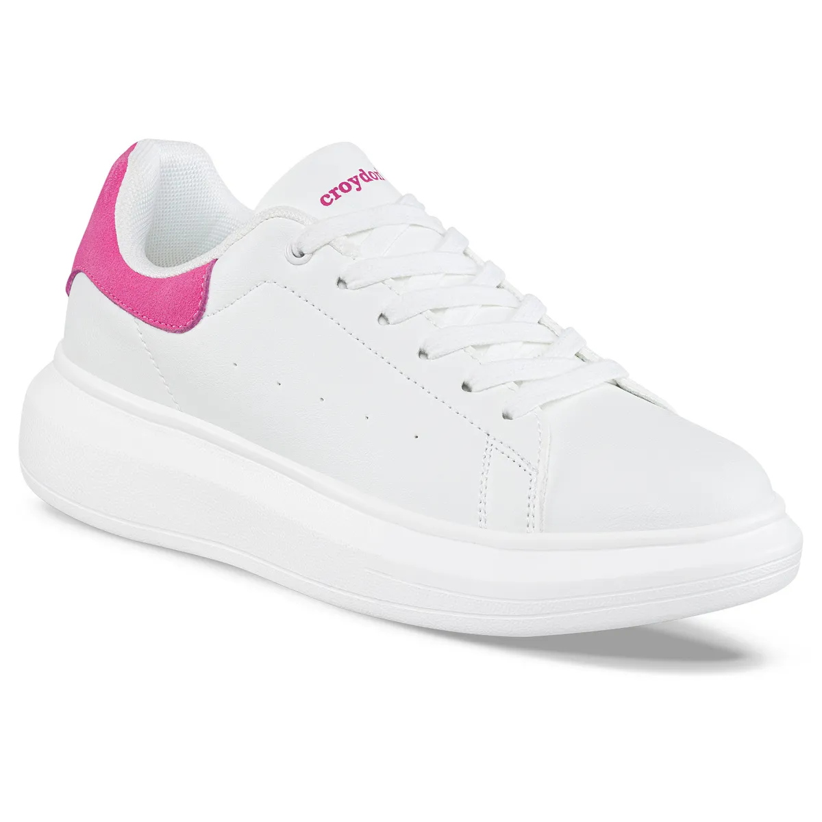 CROYDON - Tenis Zatrena Blanco-Fucsia Croydon para Mujer