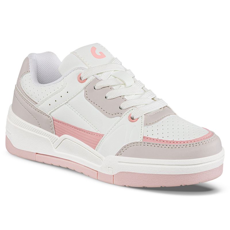 LOS GOMOSOS - Tenis Urbanos Bejix Blanco-Rosa para Niña Los Gomosos