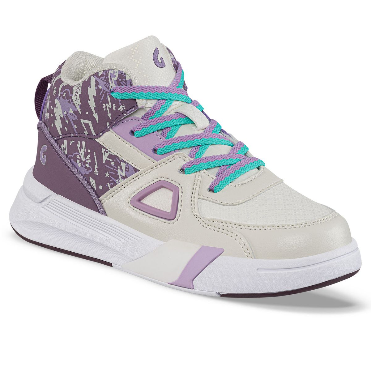 LOS GOMOSOS - Tenis Urbanos Fenir Beige-Mora Los Gomosos para Niña