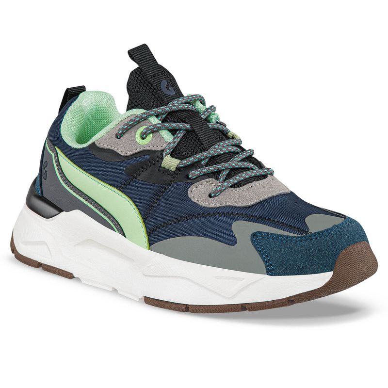 LOS GOMOSOS - Tenis Urbanos Yonal Azul O-Gris para Niño Los Gomosos