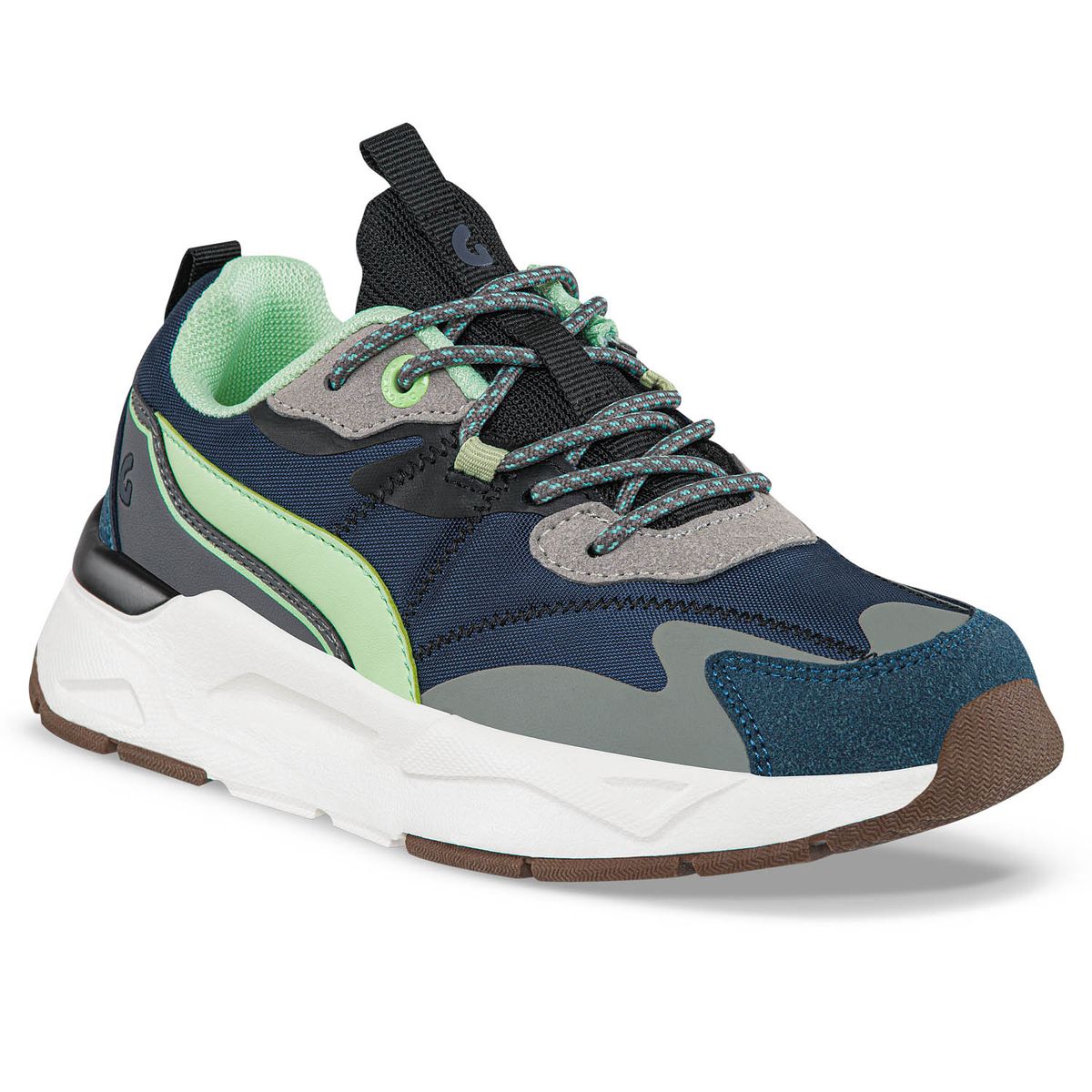 LOS GOMOSOS - Tenis Urbanos Yonal Azul O-Gris Los Gomosos para Niño