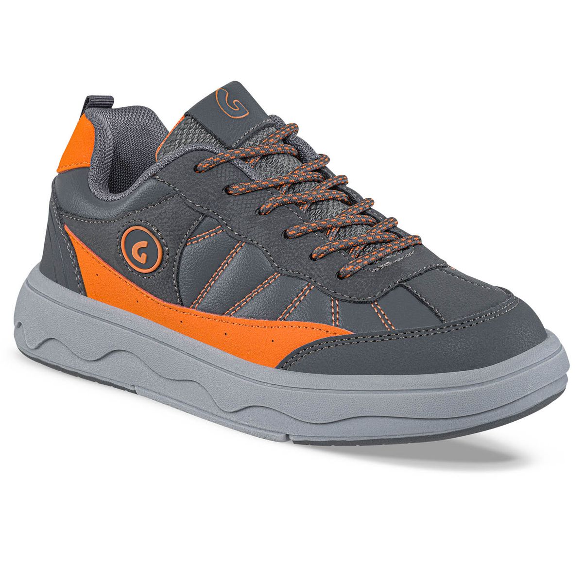 LOS GOMOSOS - Tenis Urbanos Fofir Gris Osc Los Gomosos para Niño