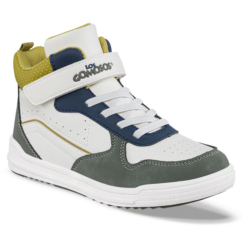 LOS GOMOSOS - Tenis Urbanos Driff Blanco-Verde para Niño Los Gomosos