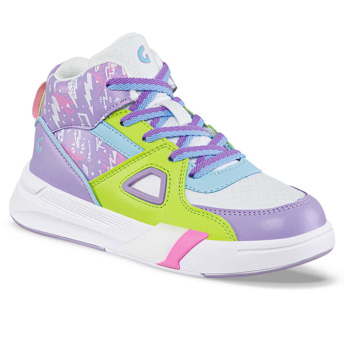LOS GOMOSOS - Tenis Urbanos Fenir Blanco-Mora Los Gomosos para Niña