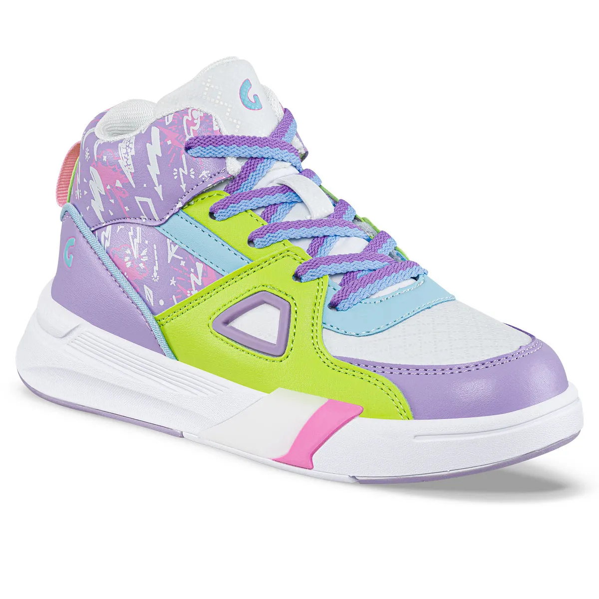 LOS GOMOSOS - Tenis Urbanos Fenir Blanco-Mora Los Gomosos para Niña