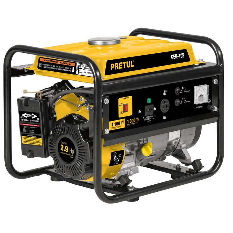PRETUL - Generador Eléctrico Portátil De 6 Litros 11 Kw 29 Hp Pretul