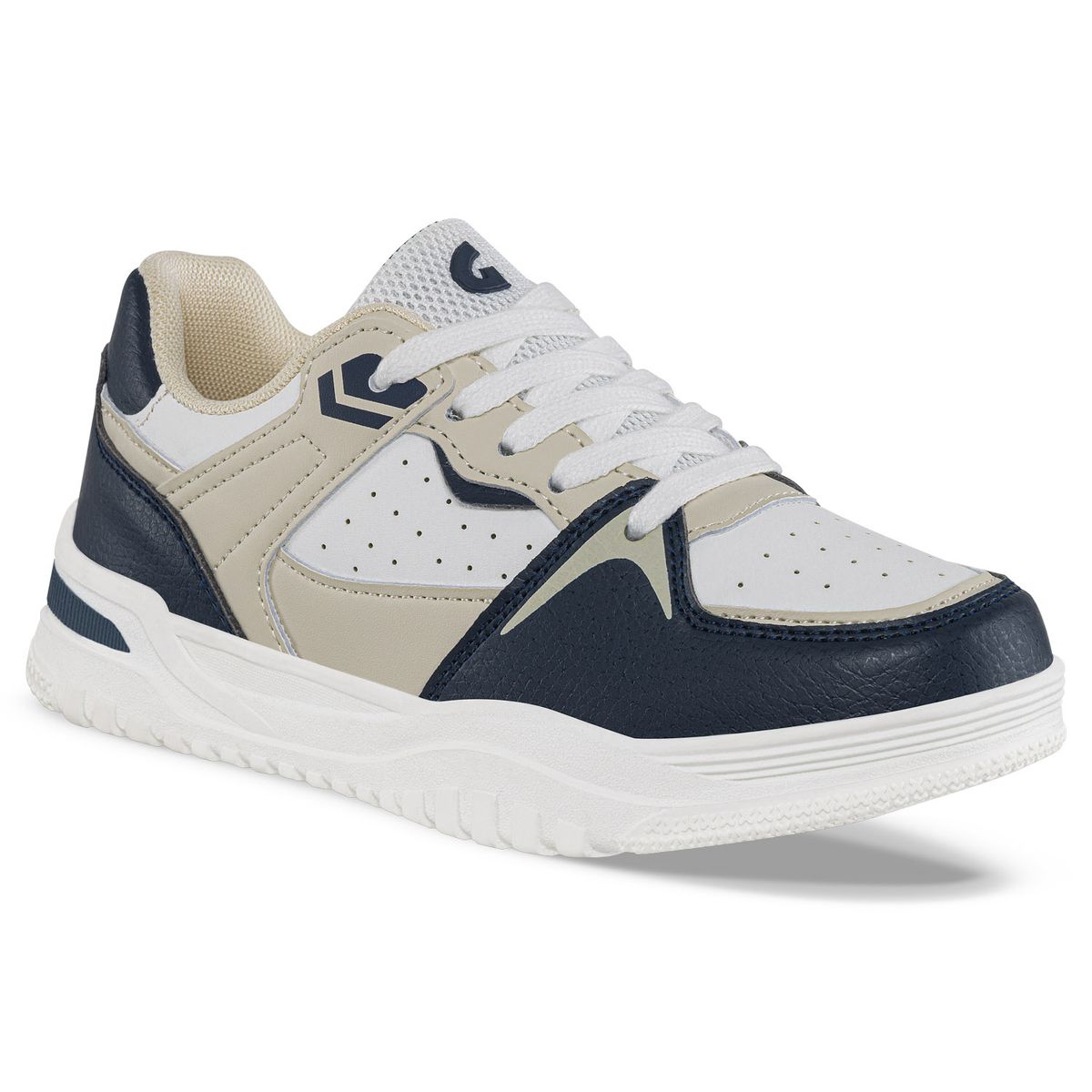 LOS GOMOSOS - Tenis Urbanos Drooble Blanco-Beige Los Gomosos para Niño