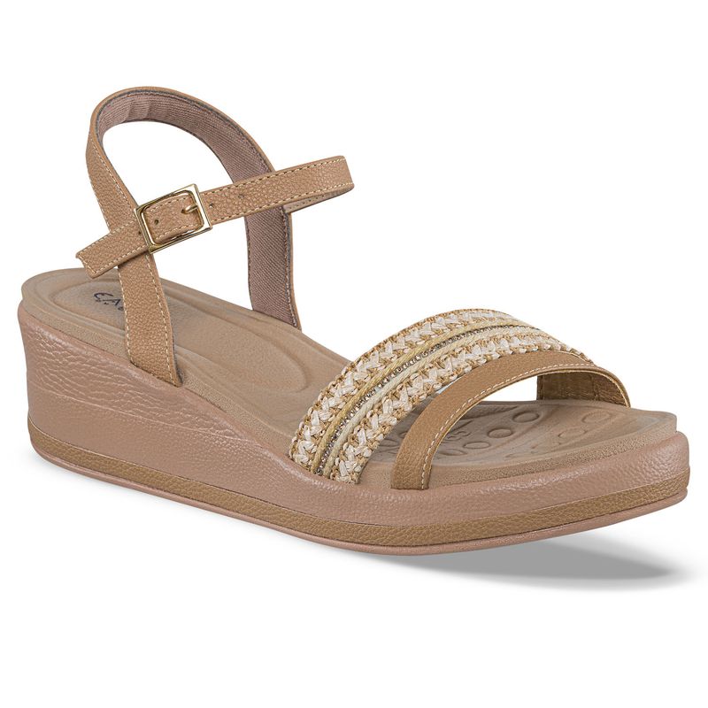 CROYDON - Sandalias Tacón Rosana Café para Mujer Croydon