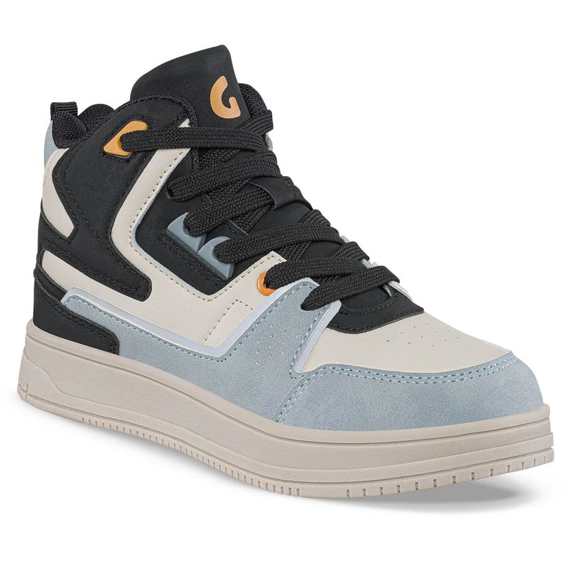 LOS GOMOSOS - Tenis Urbanos Ruype Beige-Negro para Niño Los Gomosos