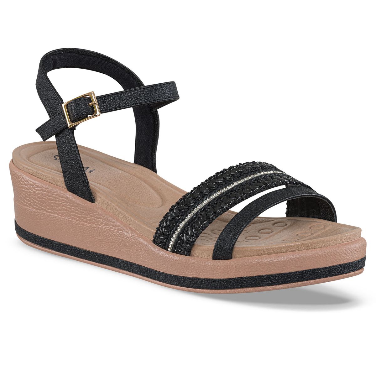 CROYDON - Sandalias Tacón Rosana Negro Croydon para Mujer
