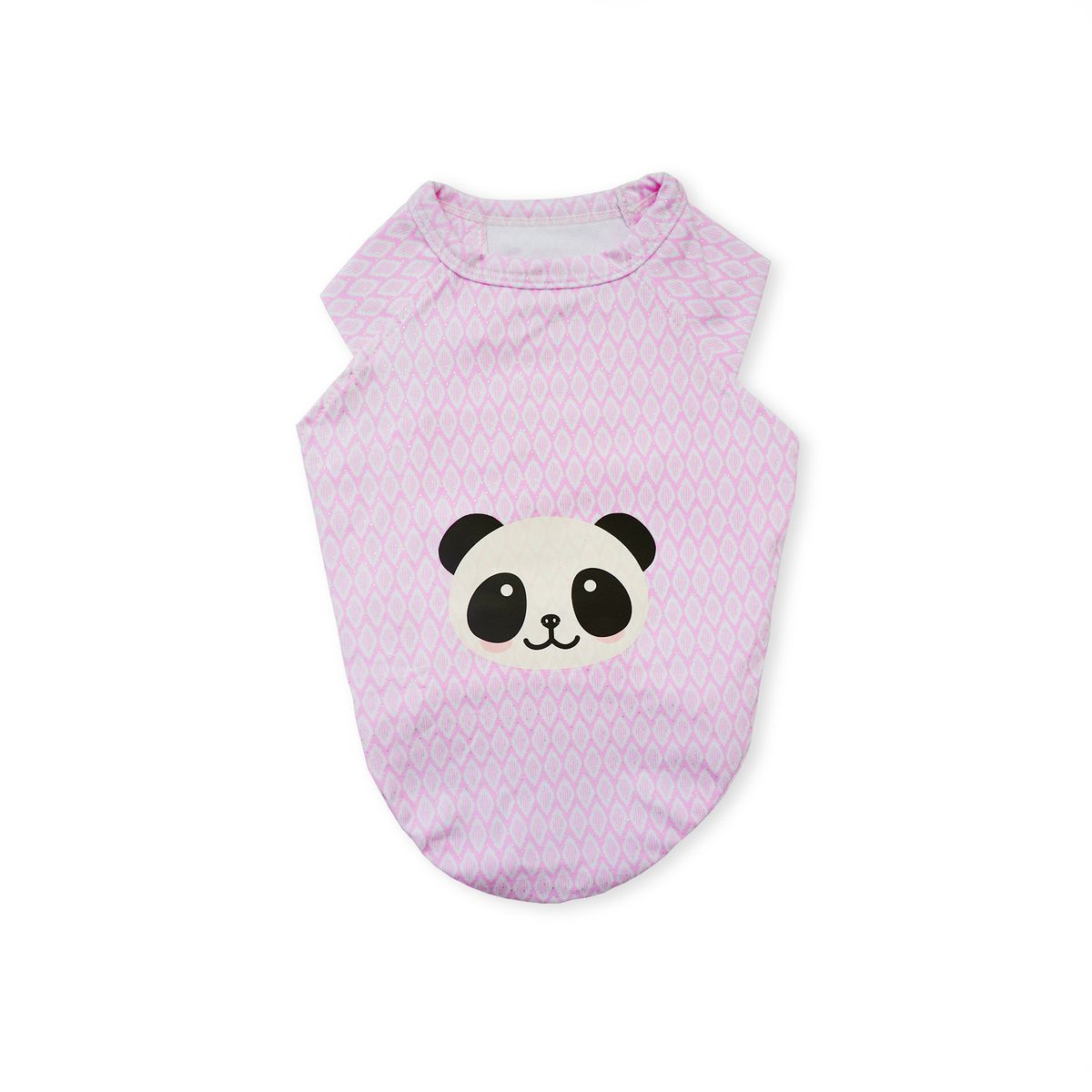 WAWAW - Esqueleto XS corte en sisa rosa rombos blancos Panda