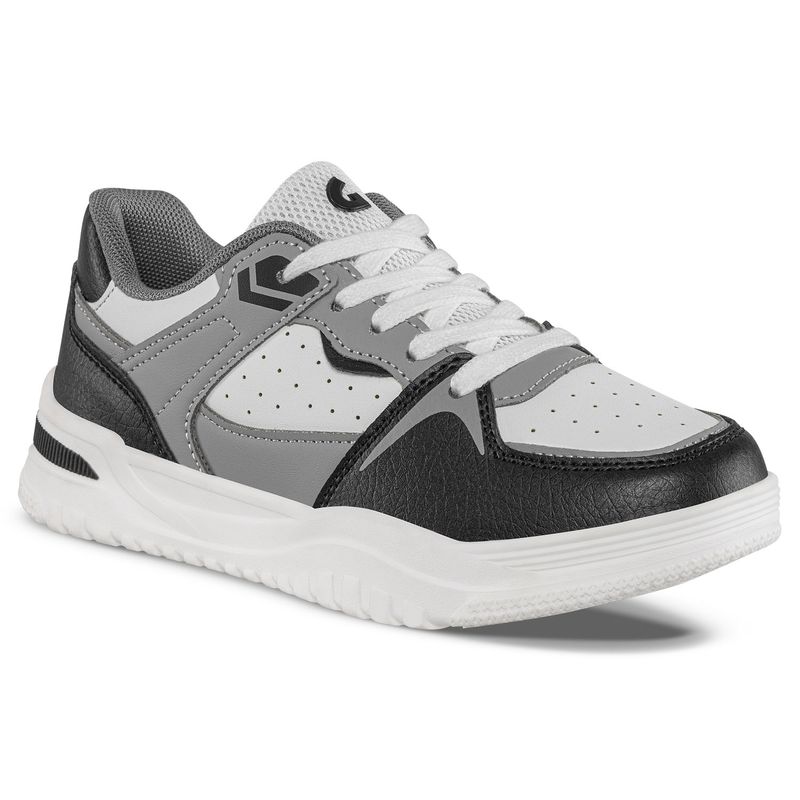 LOS GOMOSOS - Tenis Urbanos Drooble Blanco-Gris para Niño Los Gomosos