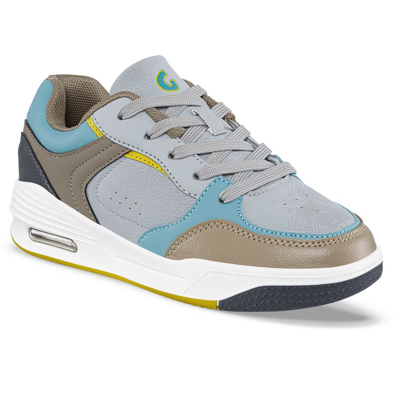 LOS GOMOSOS - Tenis Urbanos Semor Gris para Niño Los Gomosos