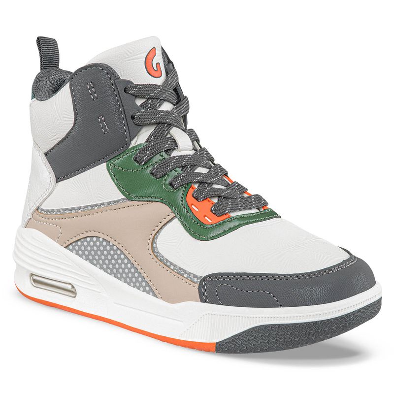 LOS GOMOSOS - Tenis Urbanos Tobin Blanco-Gris para Niño Los Gomosos