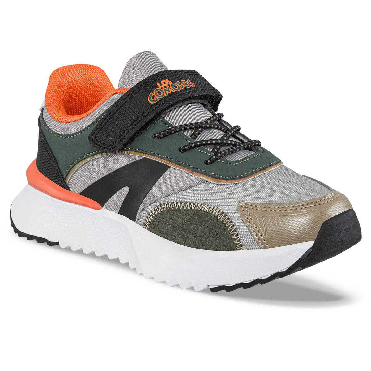 LOS GOMOSOS - Tenis Urbanos Zeper Gris Los Gomosos para Niño