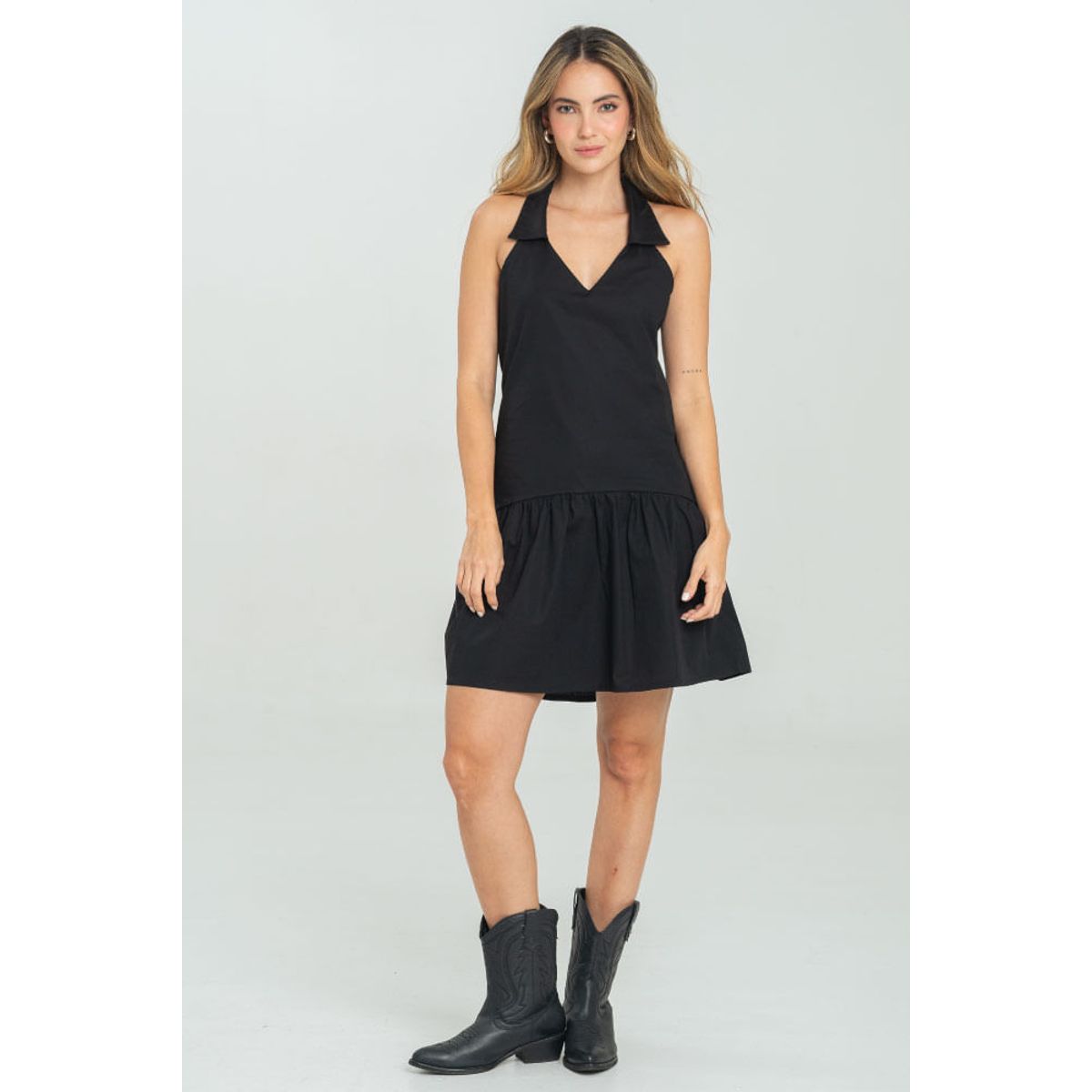 RAGGED - Vestido karla Negro Ragged