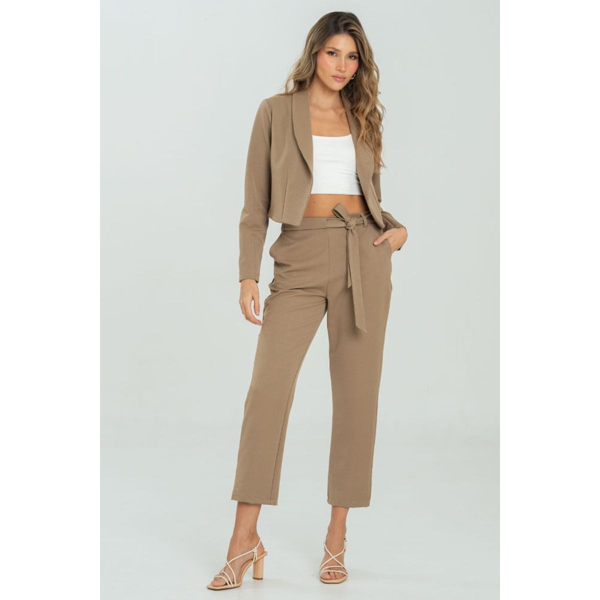 RAGGED - Pantalon khelley Cafe taupe Ragged.