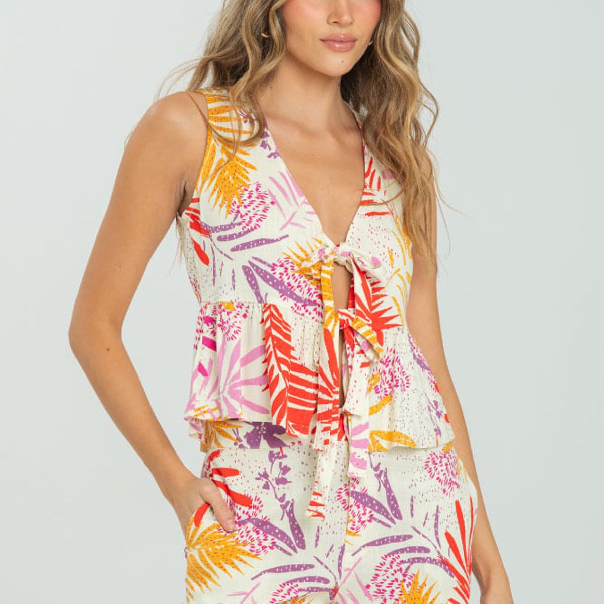 RAGGED - Short maldivas Beige claro Ragged,