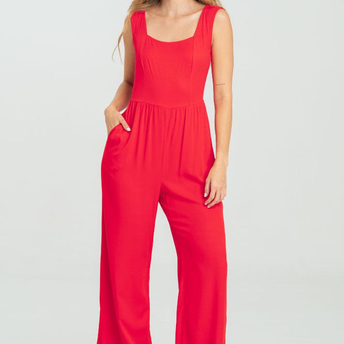 RAGGED - Enterizo largo belle Rojo medio Ragged