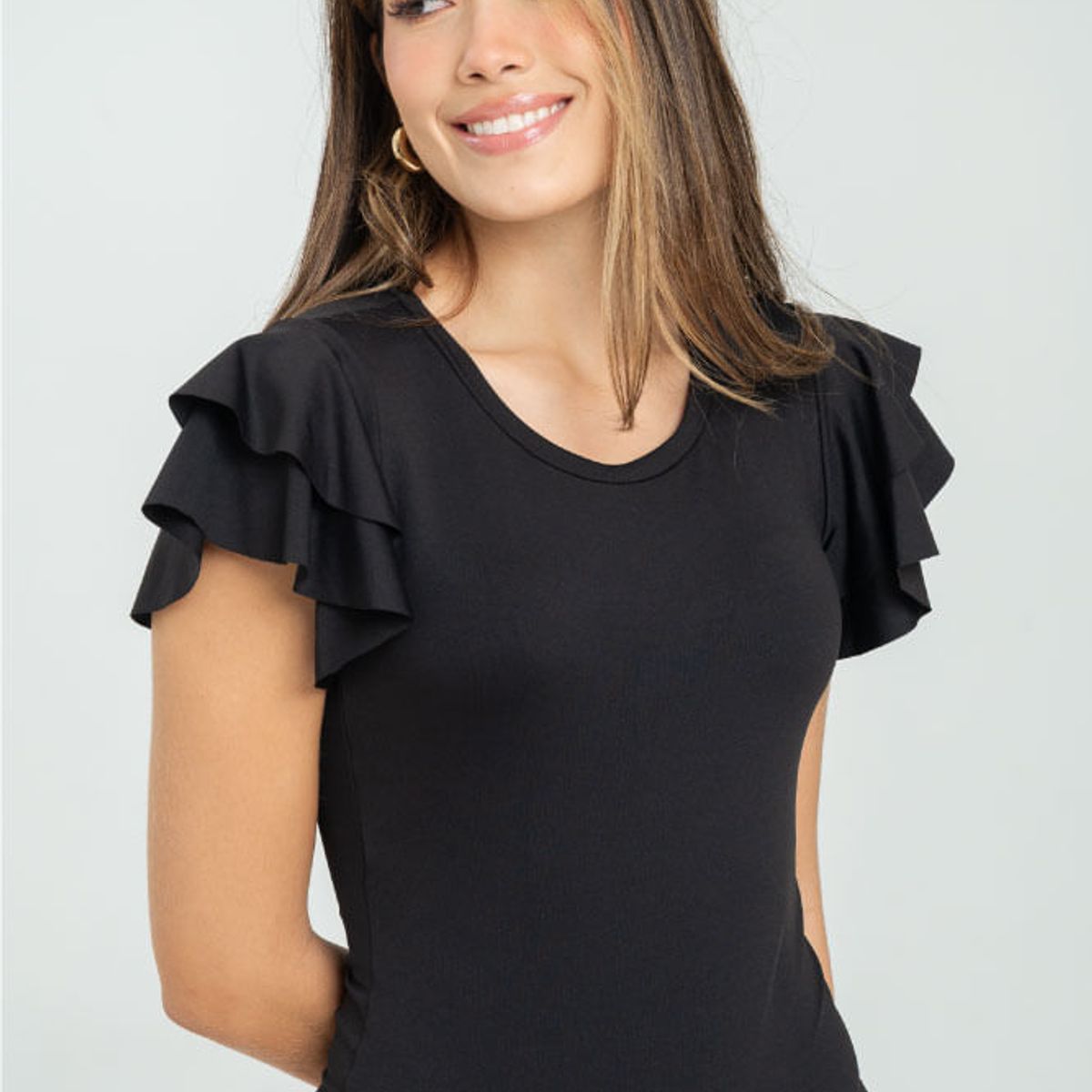 RAGGED - Body majo Negro Ragged