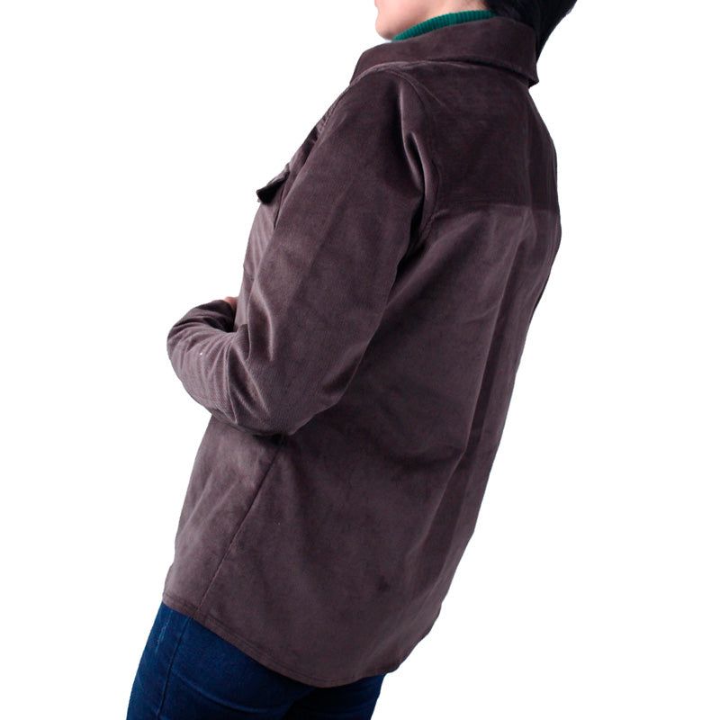 LEC LEE - Blusa en Pana para Mujer Lec Lee - Caf? Caf?M