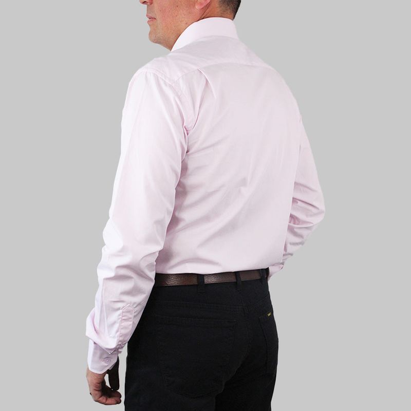 LEC LEE - Camisa Unicolor para hombre Rosada XL