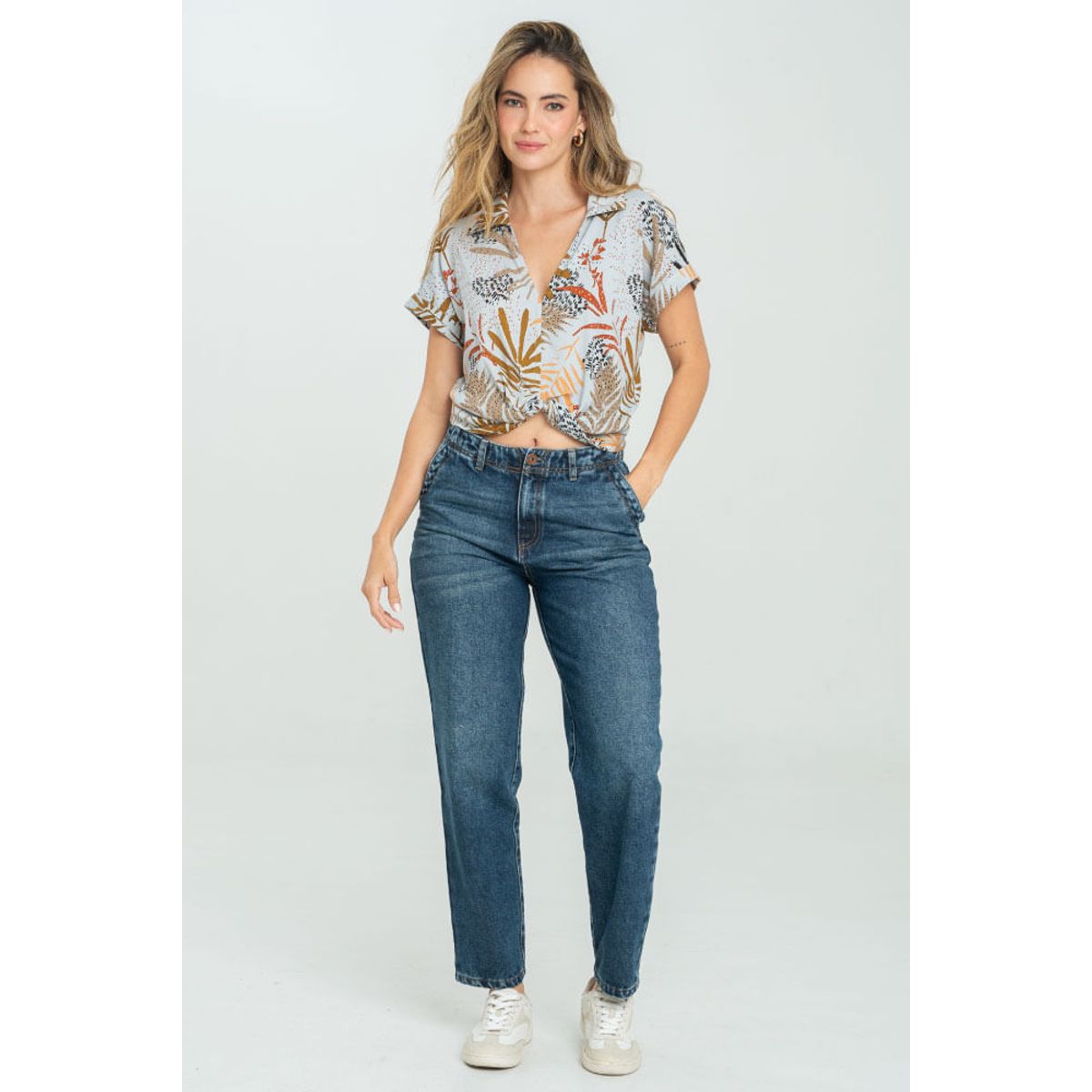 RAGGED - Blusa halty Gris pastel Ragged.