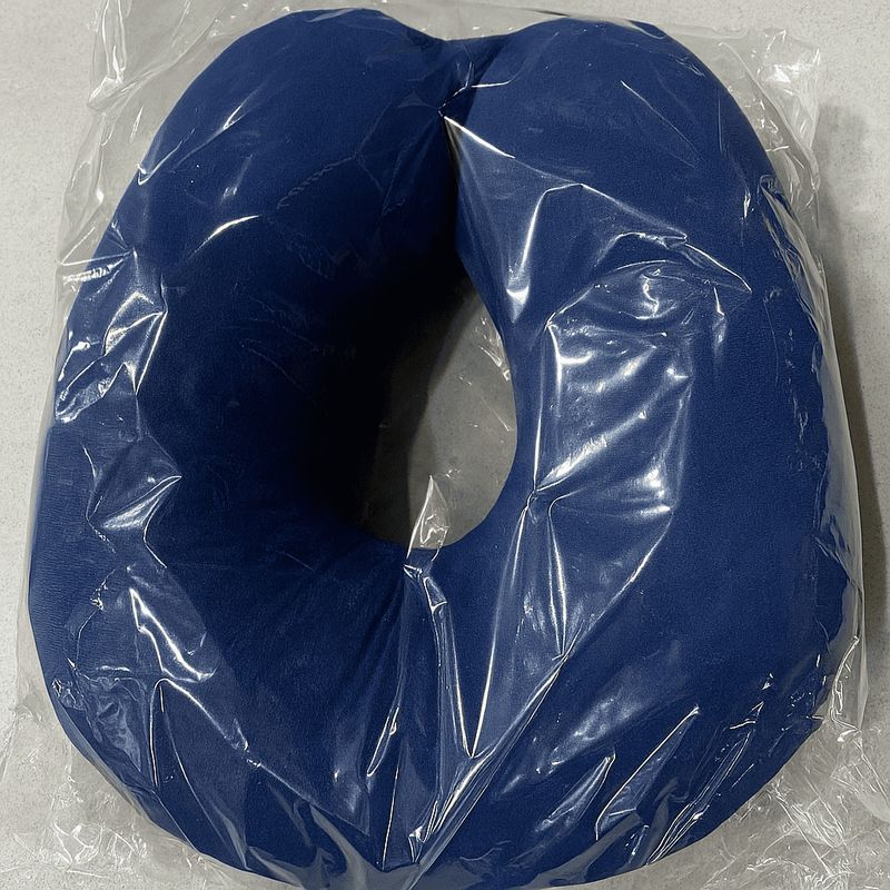 GENERICO - Almohada de Viaje en Forma de U - Azul Oscuro