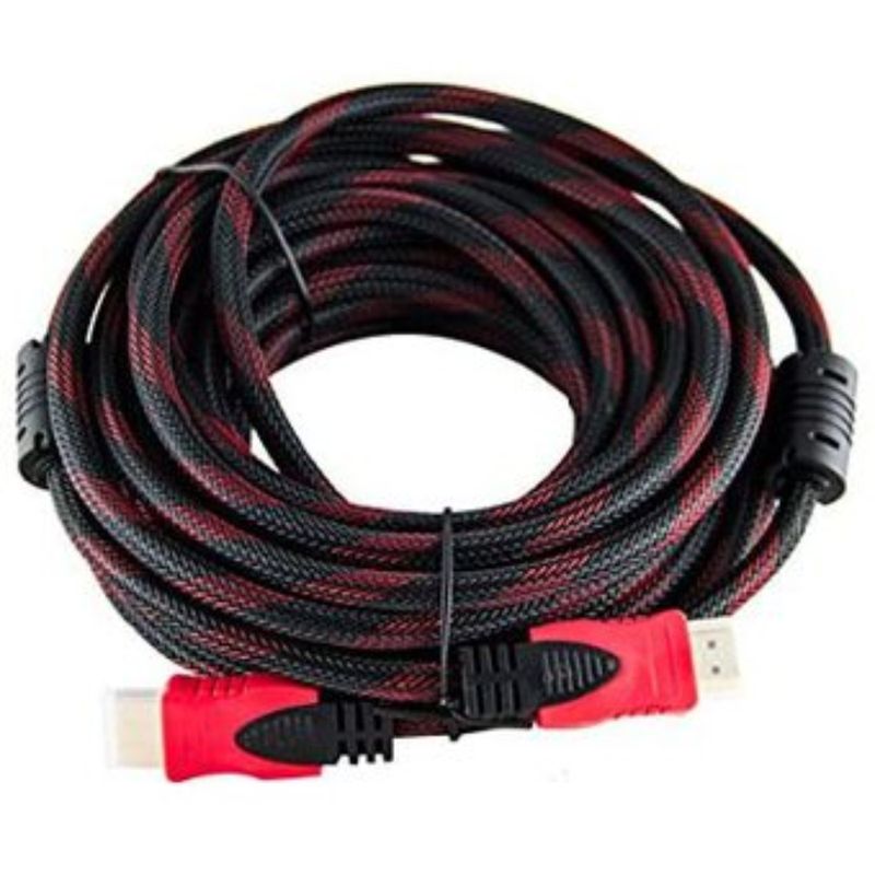 GENERICO - Cable Hdmi 10m Resistente De Doble Filtro Conector Dorado