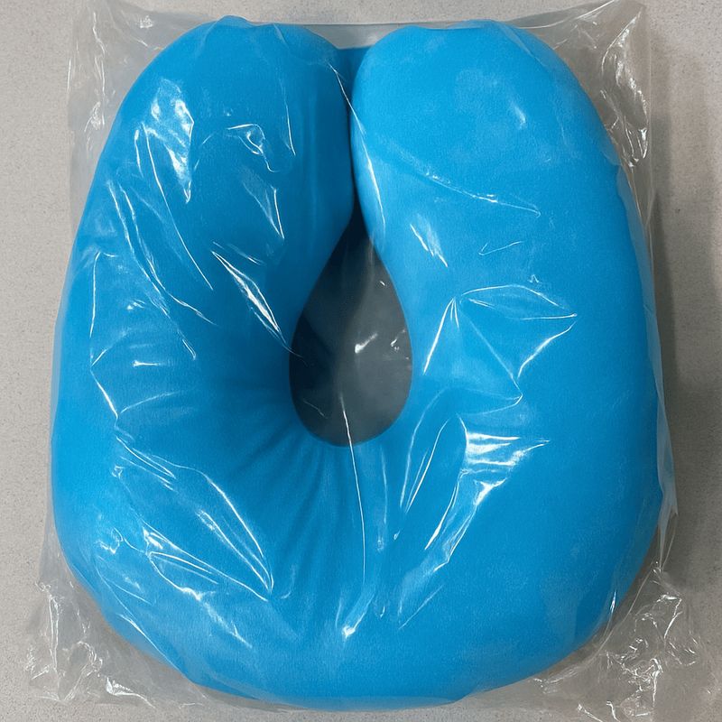GENERICO - Almohada de Viaje en Forma de U - Azul Claro