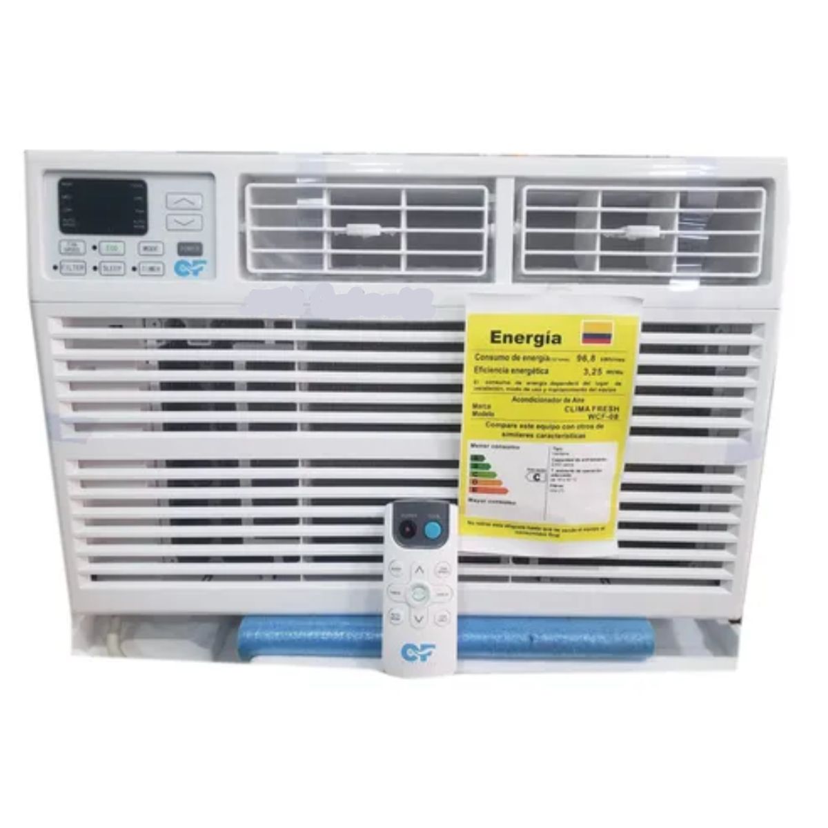 GENERICO - Aire Acondicionado Ventana Cf 8000btu Frío Control Remoto